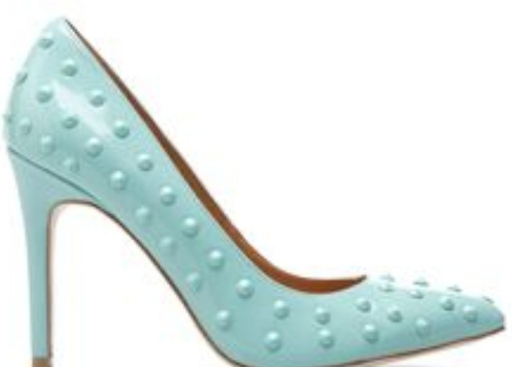 Shoedazzle Kali studded heels size 6